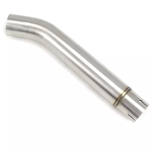 Lextek Stainless Steel Link Pipes for Yamaha Exhaust Lextek Clamp-On Silver Unit