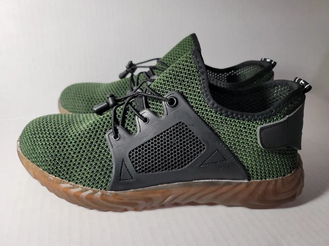 ADIDAS DIE WELTMARKE MIT DEN 3 STRIPES Steel Toe Athletic Shoes Green 45 Men 11