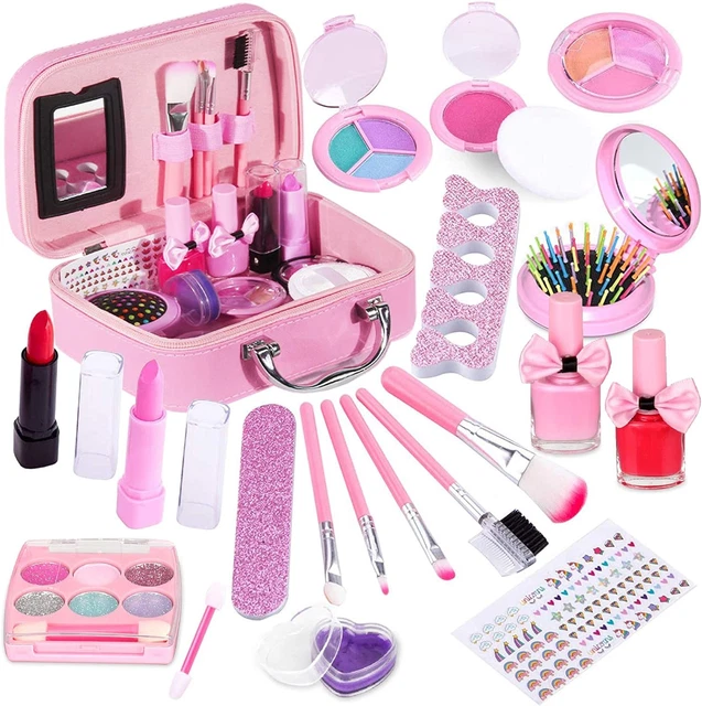 STAY GENT Kids Makeup Sets for Girls, Cosmetic Make Up Kit with Beauty Cosmetic