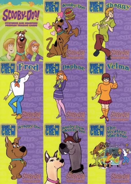 Scooby Doo Mysteries and Monsters 2003 Inkworks Complete Base Card Set of 72 AN