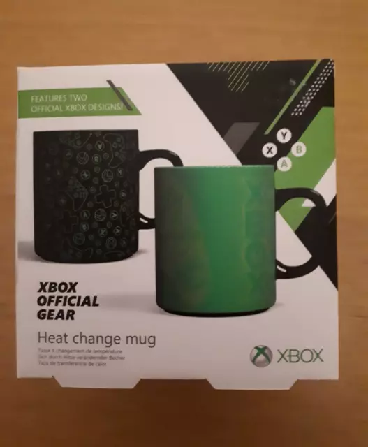 BRAND NEW XBOX Official Heat Changing Mug. Green Black. Paladone. Gaming. Gift