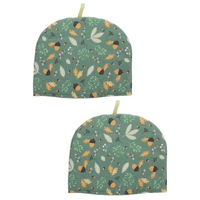 2 piezas Hogar - Cubierta de tetera Té decorativo Acogedora protección de tetera Iso