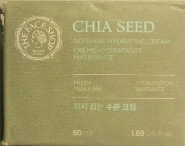 The Face Shop Chia Seed No Shine Hydrating Cream moisture hydration