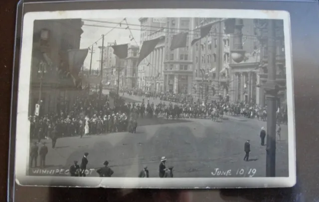 Original Photograph ~~  1919 Winnipeg General Strike
