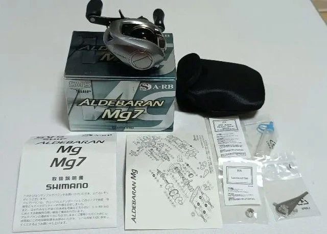 SHIMANO ALDEBARAN Mg7 ベイトリール Shimano 09 ALDEBARAN Mg7 Left Handed Bait Casting Reel with