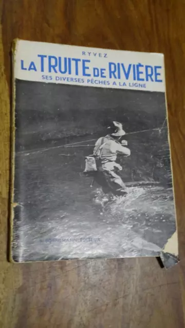 Livre Peche Truite Ryvez Riviere   Bornemann 1959 Pisciculture