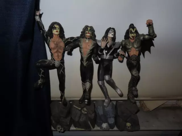 Kiss Destroyer built model kits Resin 1995 JIM FAWKES figure dolls gene simmons