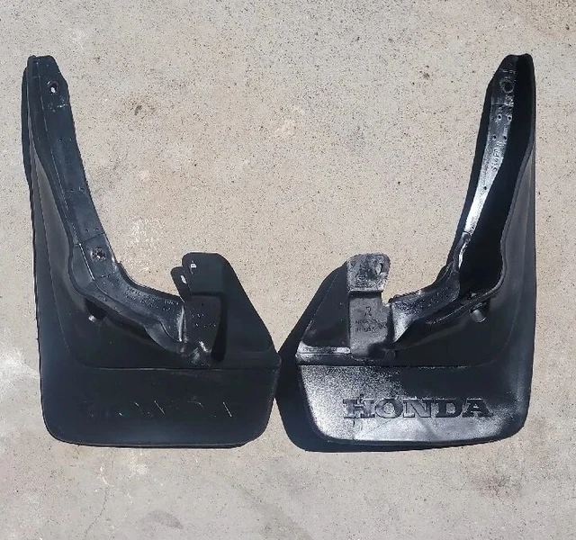 88 89 90 91 Honda Civic Hatch EF SH3 SH4 Sedan Front PAIR OEM Mud Flaps 88-91
