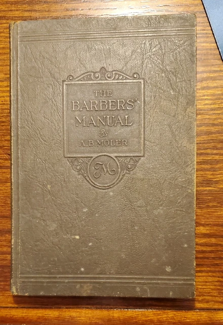Vintage Original 1920 30 Barber  Beauty Manual
