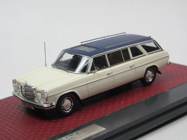 Matrix 1/43 Scale MX51302-211 - 1971 Mercedes Benz W114 LWB Crayford Est. White - R.M.Toys Ltd