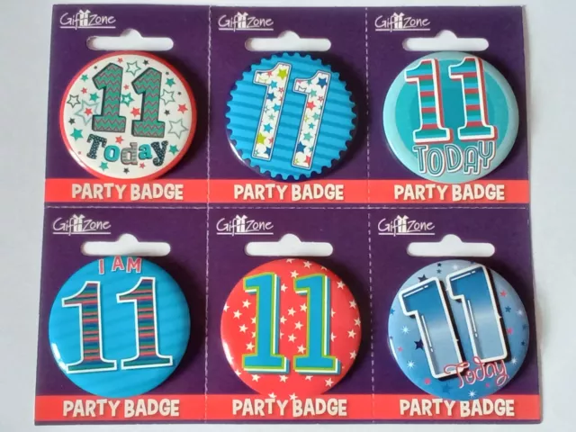 Boys Age 11 Badge 11Th Birthday Party Gift