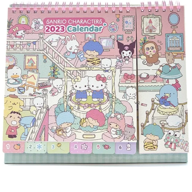 20232024 CINNAMOROLL DESK Top Calendar with Schedule Planner Sticker