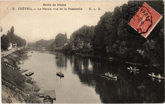 CPA Creteil La Marne,vue de la Passerelle FRANCE (1339359)