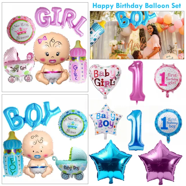 Bébé Douche Macroon Ballons Garçon Fille Décorations Révèle Genre Ballons Fête