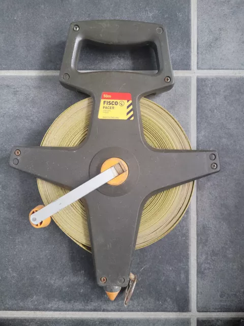 Fisco Steel Surveyors tape measure 50m