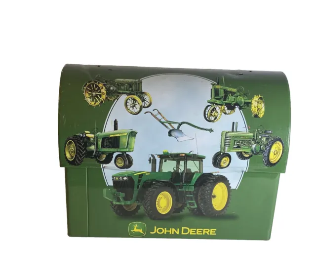 John Deere Metal Lunch Box 7X 3-1/2 X 5-1/2. Without Handle