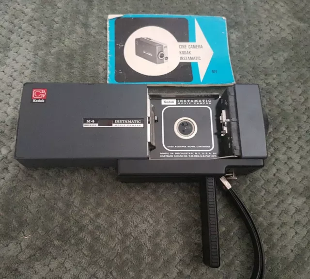 Kodak Instamatic Cine Camera M4 avec étui et notice