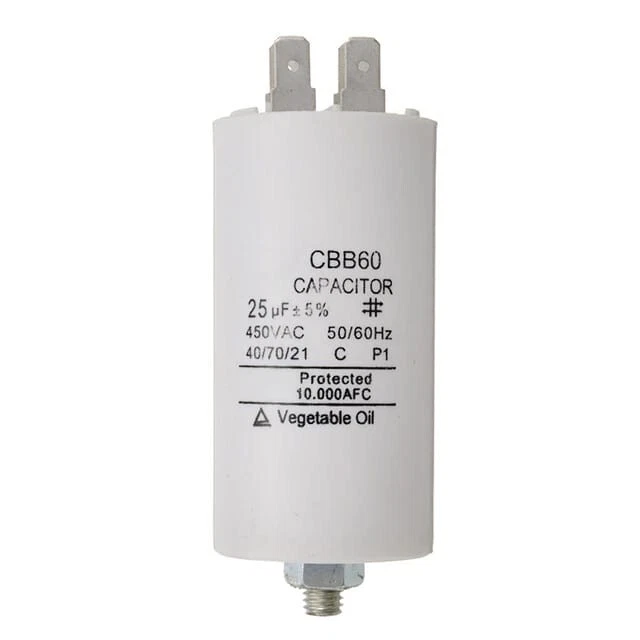 Condensatore Di Avviamento CBB60 450V Per Pompa E Compressore - Valori Multipli