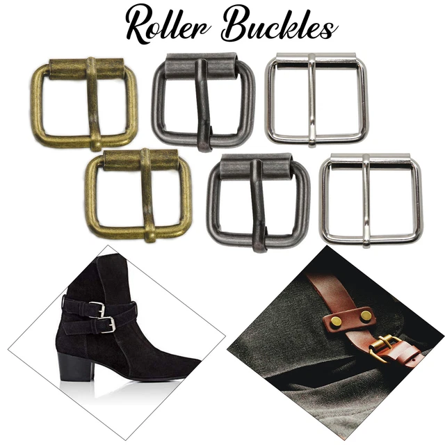 Lot De 60 Boucles Tri-Glide Métal Bronze Pivotantes – 6 Tailles Pour Sacs, Ceintures & Couture Cuir