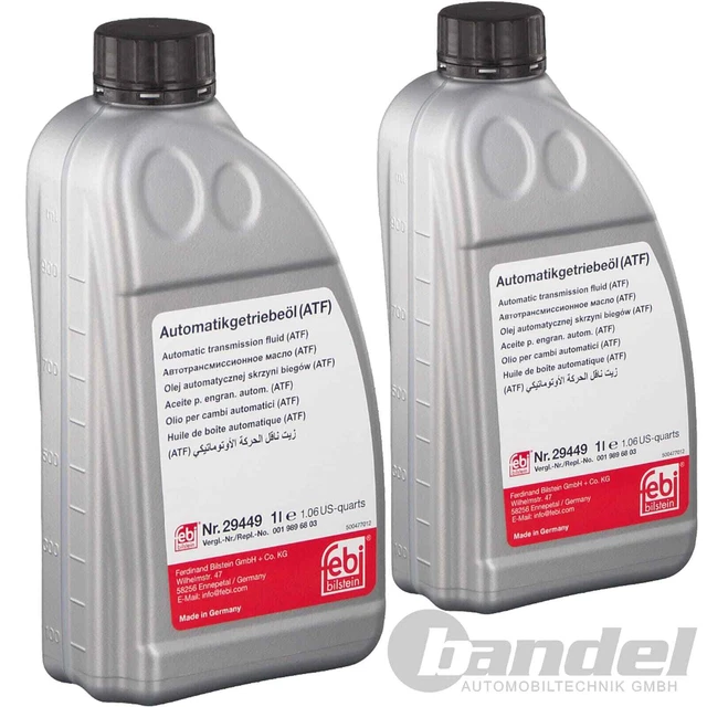 2L Olio Cambio Febi Olio Cambio Automatico Olio Cambio Automatico Atf Olio Rosso 29449 Mb 263.14
