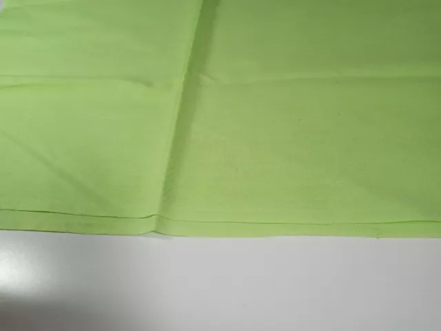 Fabric 1  Yard x 44" Solid Light Green 100% Cotton NEW