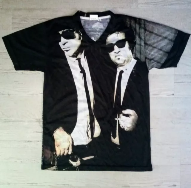 T Shirt The Blues Brothers Maglietta Camiseta .Rock Tshirt Full Print Uomo-Donna