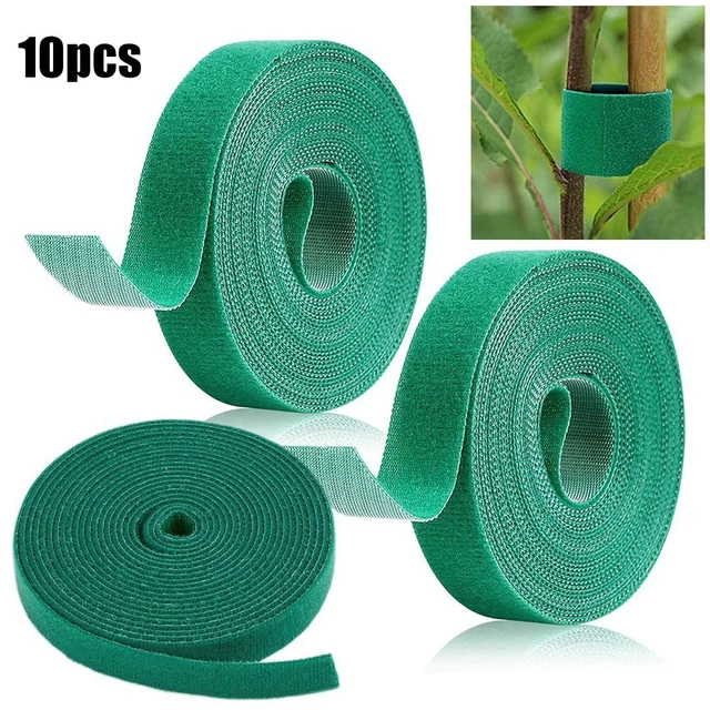 Gartenkrawattenband 10er Set Rollen für sicher stützende Pflanzen und Bambusst