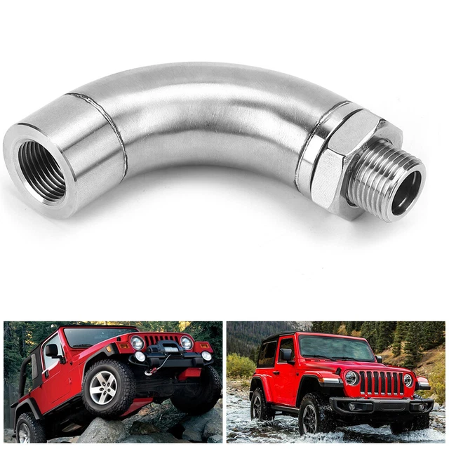 Prolongateur De Capteur D'oxygène 90° M18x1.5 - En Laiton, Pour Modification Voiture