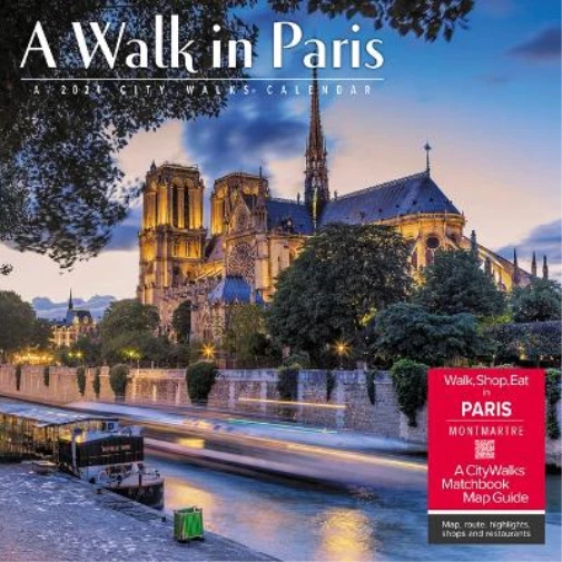 A WALK IN Paris 2024 12 X 12 Wall Calendar (Calendar) EUR 14,93