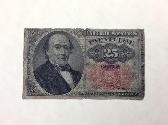 ~ 25 Cents Fifth 5Th Issue Us Fractional Currency - Walker - Free Shipping