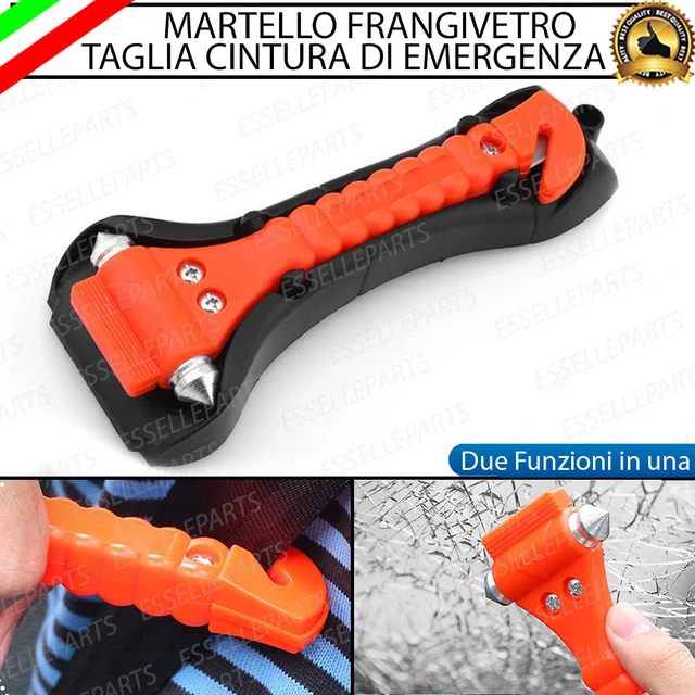 Taglierino Cinture Di Sicurezza E Martello Rompivetro Per Mg Ehs