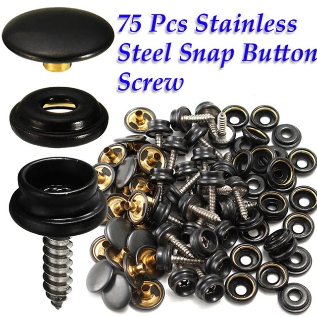 Kit de boutons de fixation à clapet marine pour couverture de bateau en acier i