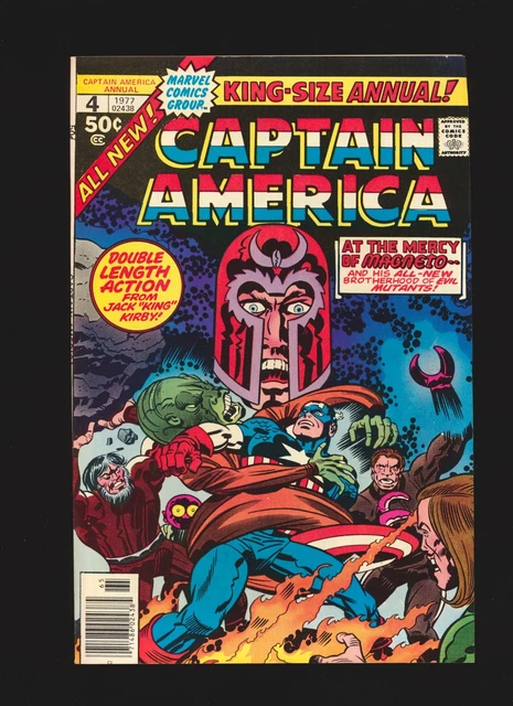 Captain America Annual # 4 - 1st Burner, Lifter, Paralyzer, Slither NM- Cond