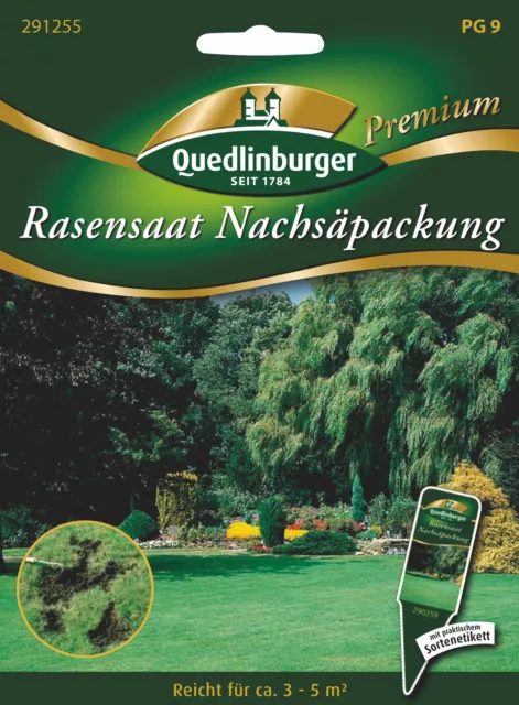 Nachsäpackung Rasen Samen von Quedlinburger Saatgut