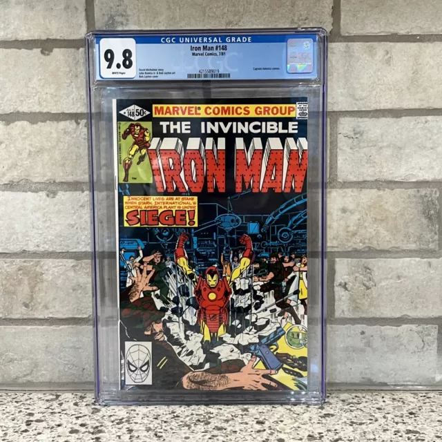Iron Man #148 CGC 9.8 Marvel Comic 1981 Bob Layton John Romita Jr Pedigree NM/MT