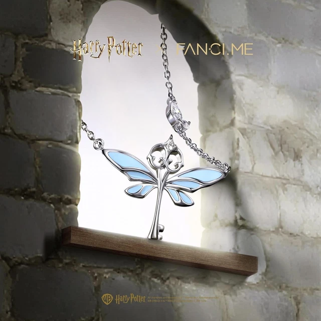 FANCIME x Harry Potter Collaboration Hogwarts Charms, sterling zilver, sieradengeschenken voor dames en meisjes, Sterling zilver