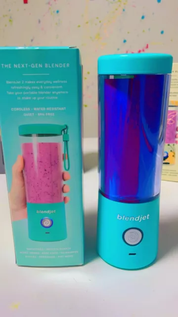 BlendJet 2 Sky Blue USB Rechargeable Portable Blender Lovely Gift