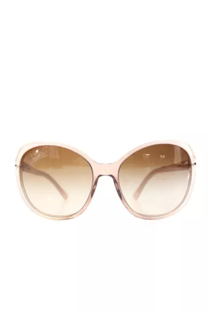 Prada Womens Round Oversized Framed Sunglasses Beige 135mm