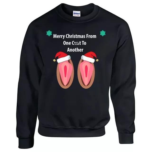 Maglione Natalizio 2021. Merry Christmas Da 1 C T To Another Novità Felpa