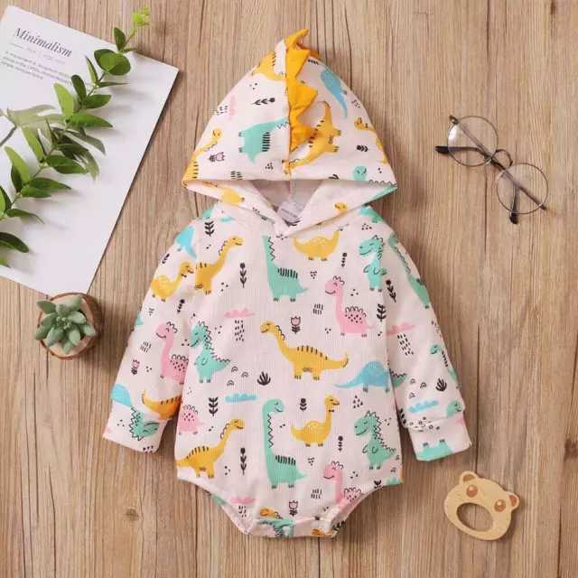Newborn Infant Baby Boy Girl Kids Cotton Romper Jumpsuit Bodysuit Clothes Outfit