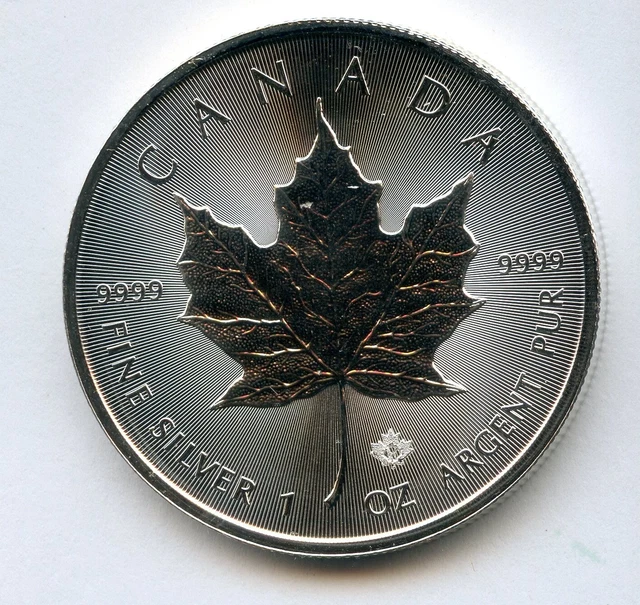 2021 Canada Maple Leaf 9999 Silver $5 Coin BU Uncirculated ounce Bullion - JK476