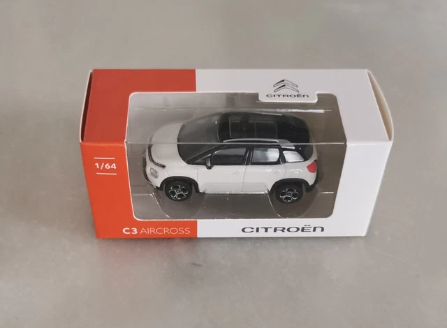 Voiture miniature Norev Citroen c3 aircross Blanc 2017 1/64 En Boîte
