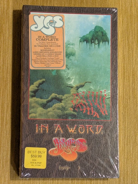 YES – IN A Word: Yes (1969 - ) 5x CD Set Rhino Records R2 78186 NM