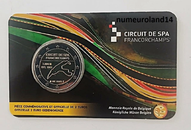 Coincard 2€ Euros Commémorative Belgique 2025 Spa - Foto 2