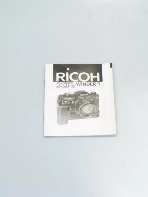 Ricoh Bedienungsanleitung Anleitung für Ricoh XR Winder - 1 - gebraucht