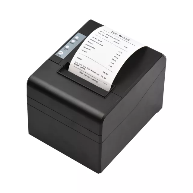 Thermal Receipt Printer 80mm Desktop Thermal Printing USB+LAN 300mm/s I4K7