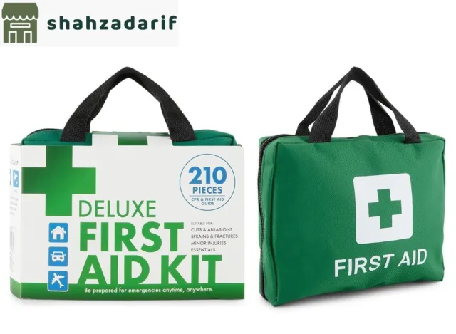 First Aid Kit Emergency Medical 210pc