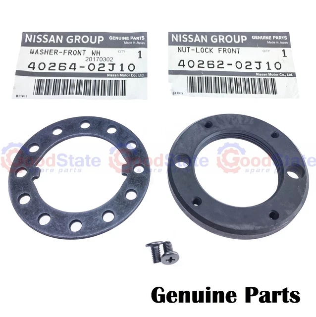 GENUINE NISSAN PATROL GU GQ Y60 Y61 Wheel Bearing Lock Nut Kit Upgrade
