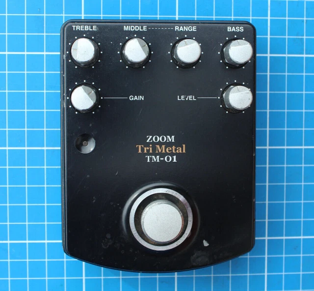ZOOM TRI METAL guitar distortion parametric EQ effects made in Japan pedal EUR 59,93 PicClick FR