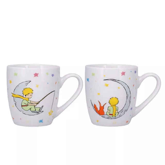 Set de 2 tasses à café expresso Kiub en porcelaine (Le Petit Prince)
